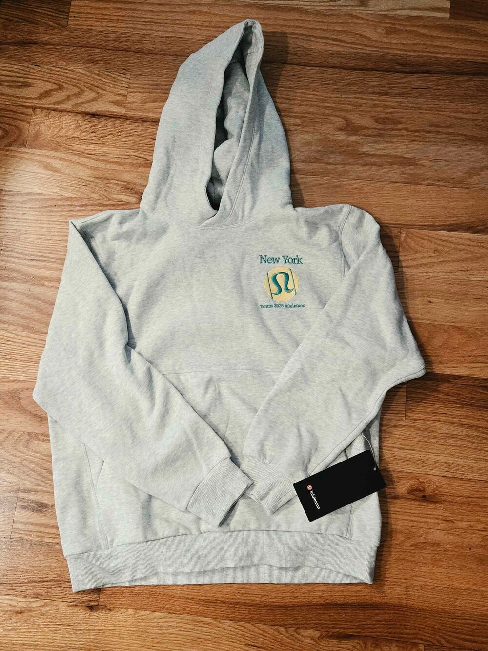 NWT Lululemon Steady State Pullover Hoodie US Open Tennis NY Gray Size S